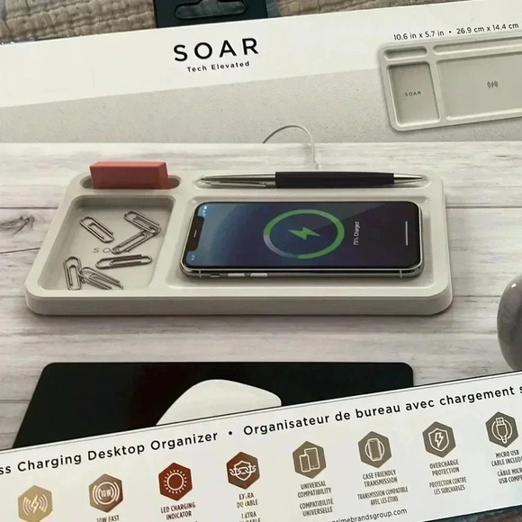 wireless phone charger tray - Picture 2 of 2